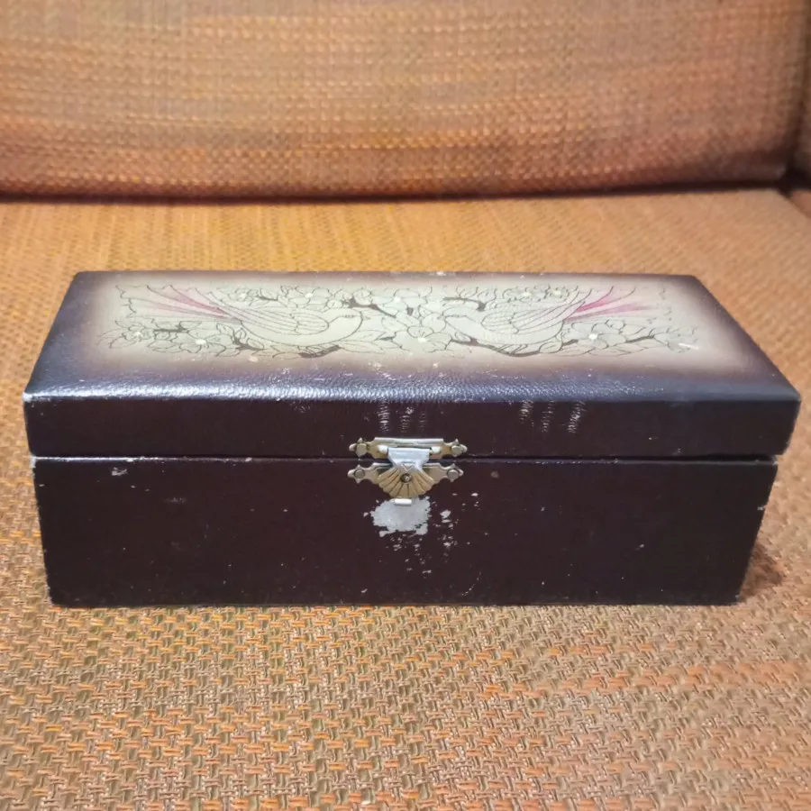 جعبه و جا کاردی چوبی