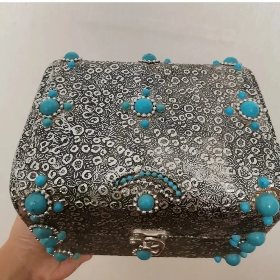 جا جواهری فیروزه آبی کوب