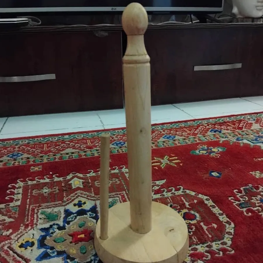 جا حوله ای چوبی