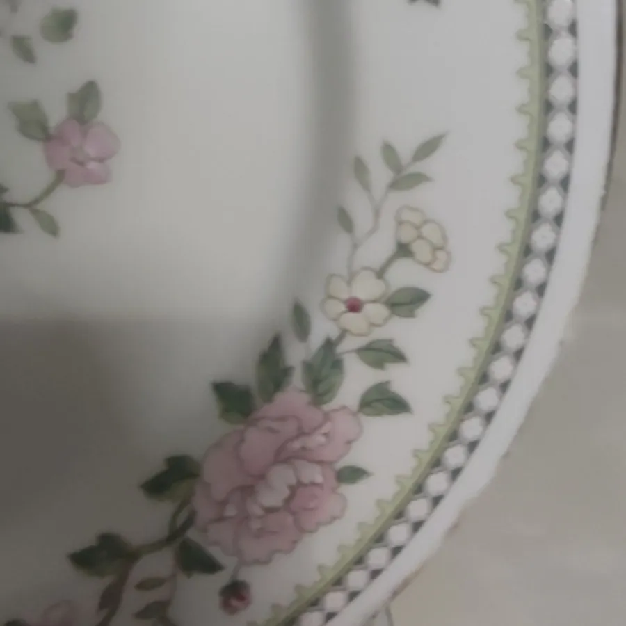 بشقاب بزرگ قدیمی گل ترمه
