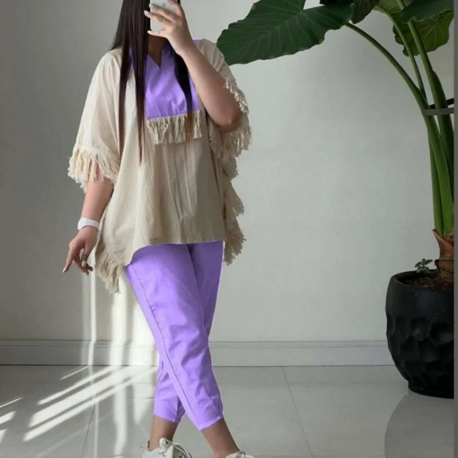 ست پانچ و شلوار