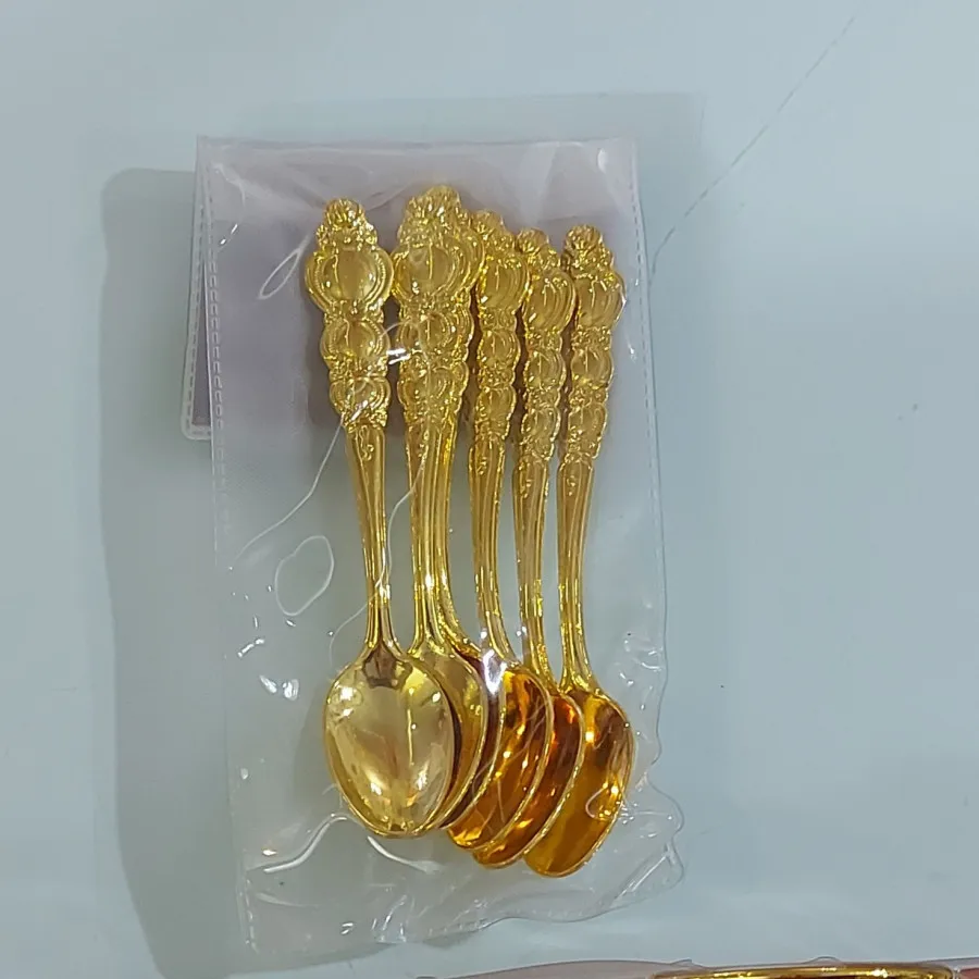 قهوه خوری،سینی،قاشق