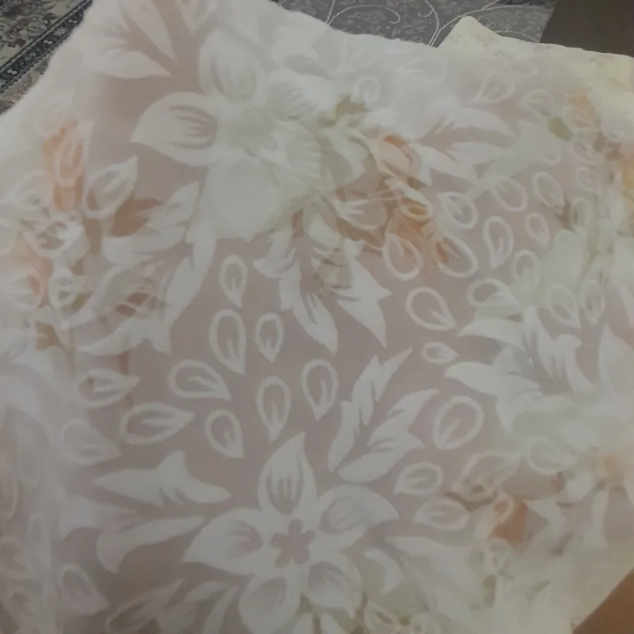 پارچه چادری مخمل گل برجست
