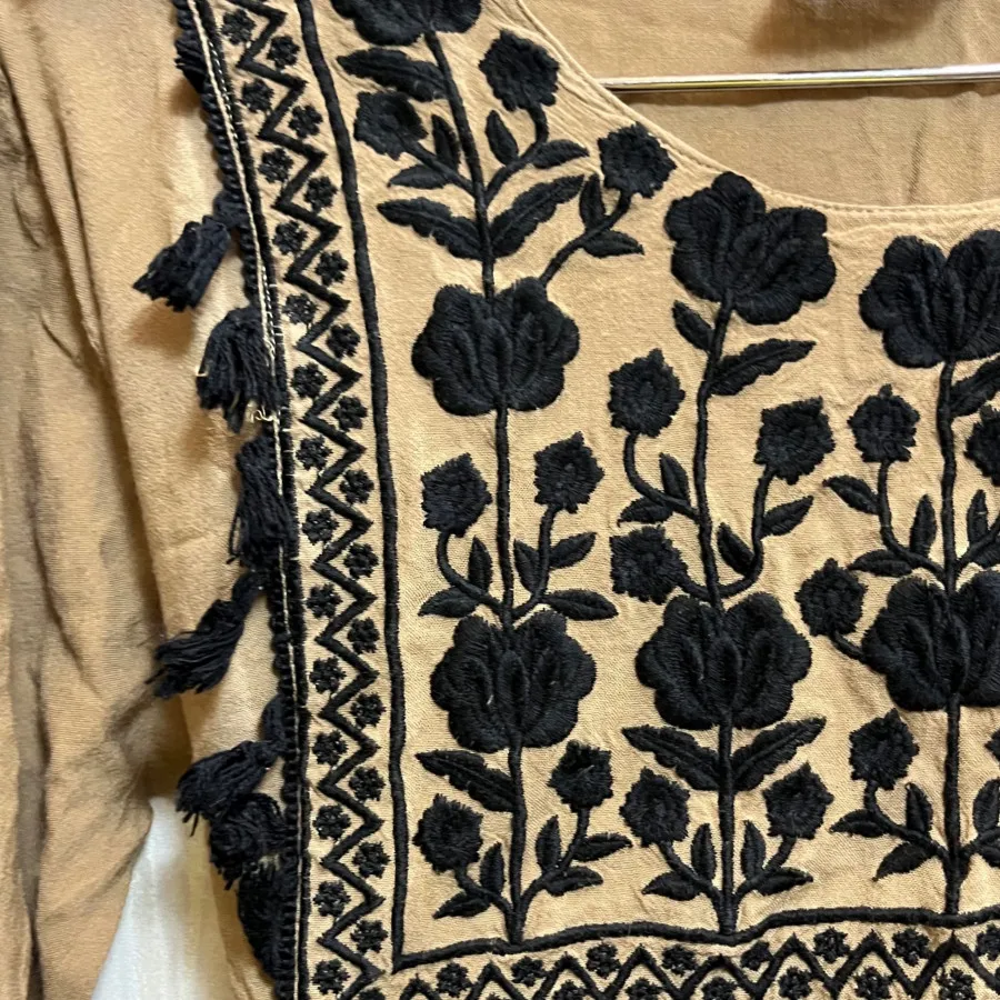 پیراهن ساحلی کرم