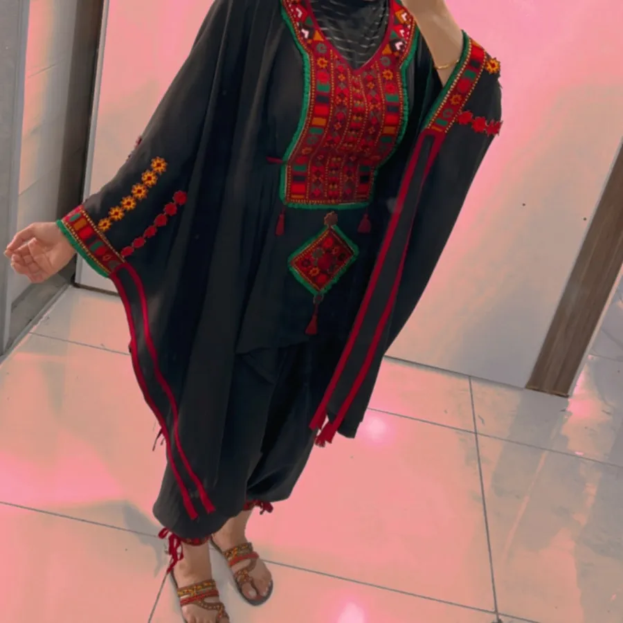 ست پانچو شلوار
