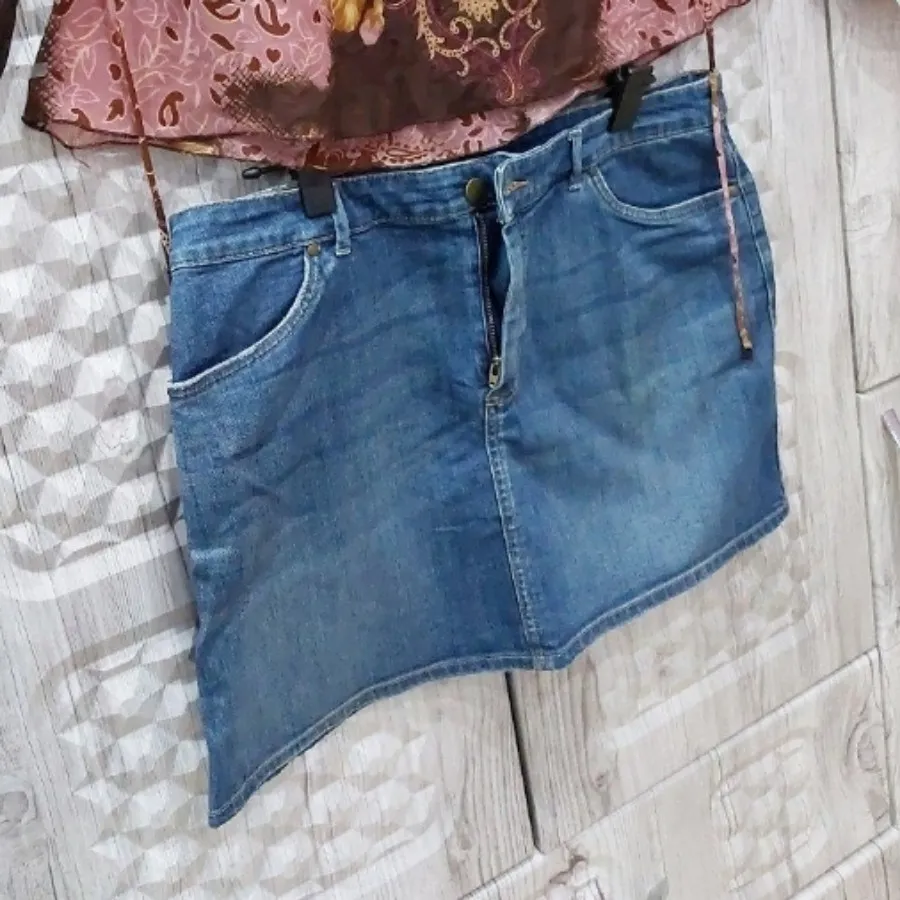 دامن جین برند h&m