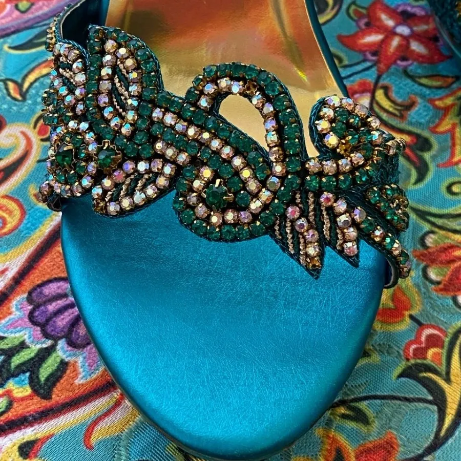 کفش مجلسی سبز