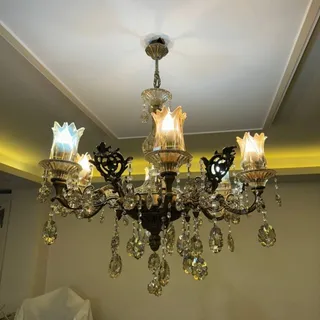 لوستر برنزی 5 شعله