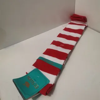 جوراب بلندطرح آب‌نبات قرم