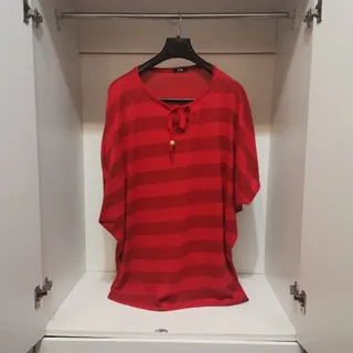لباس قرمز راه راه بوکله ا