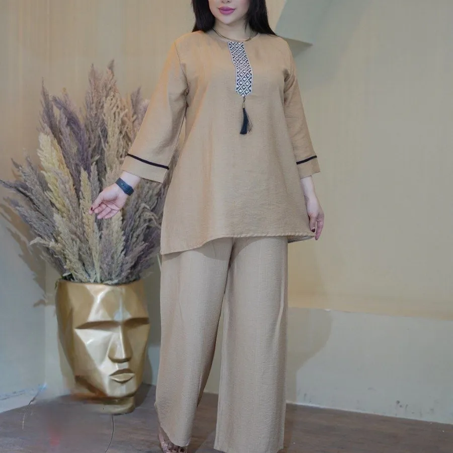 ست تونیک و شلوار زنانه