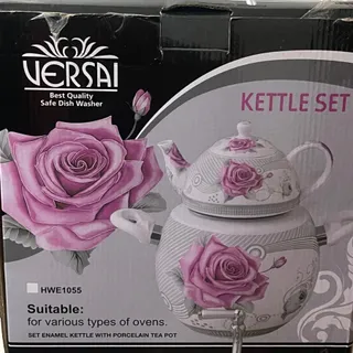 کتری و قوری گلدار