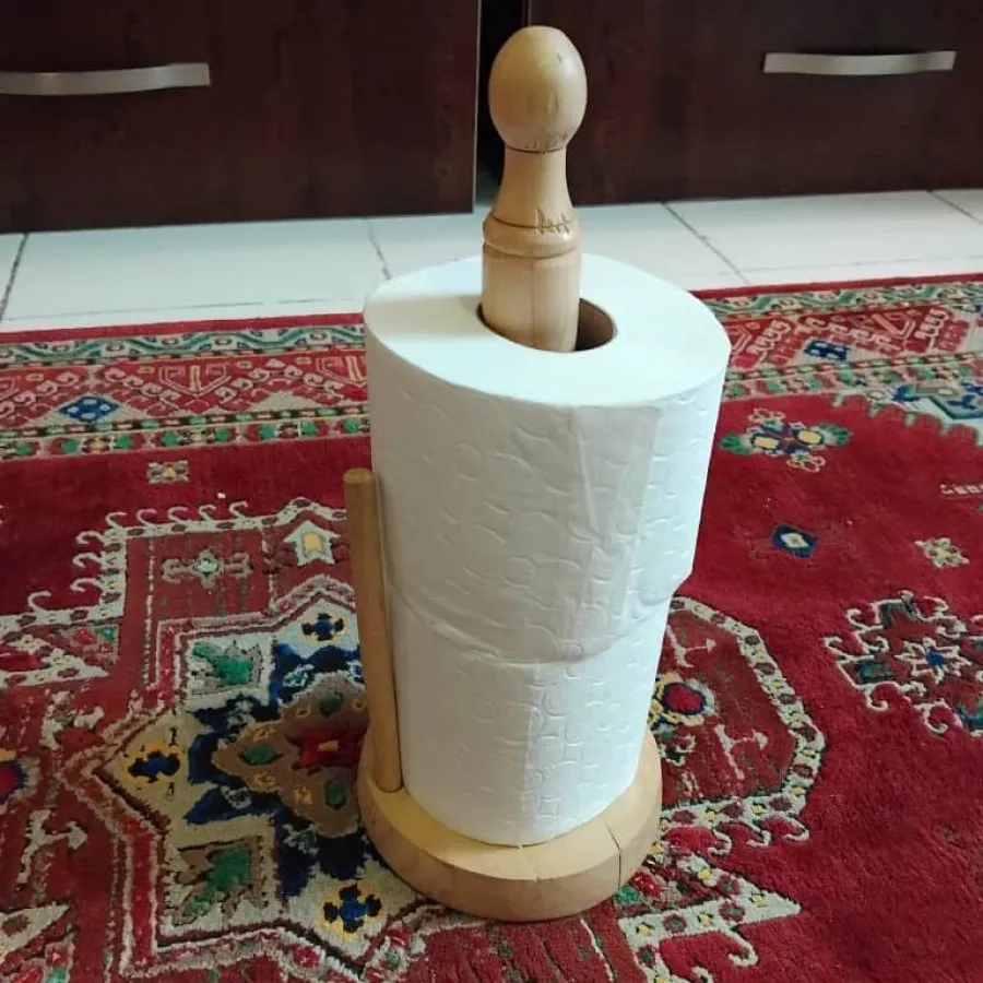 جا حوله ای چوبی