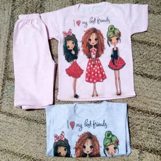 تیشرت شلوارک دخترانه