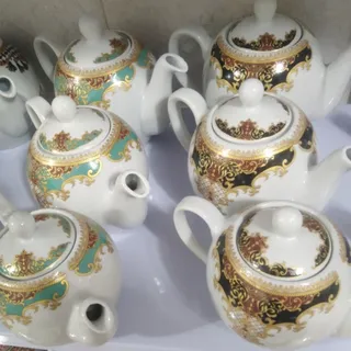 سه سایز قوری گرد