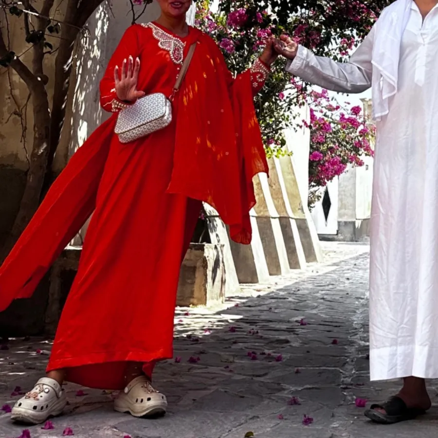 لباس عربی مروارید دوزی