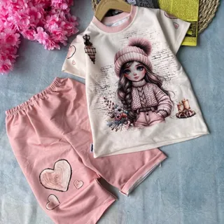 تیشرت شلوارک دخترونه