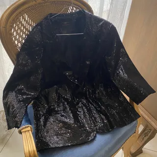 کت تمام پولک مشکی نیولوک