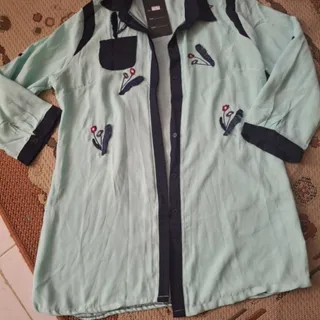 مانتو خنک گلدوزی
