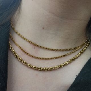 دستبند و گردنبند طنابی