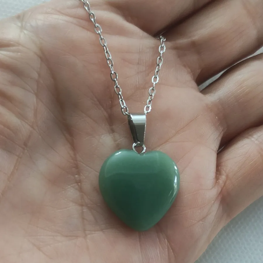 گردنبند قلب سنگی