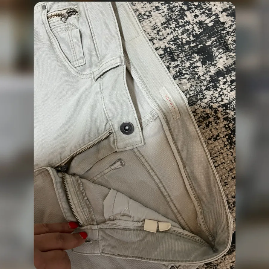 شلوار راسته کتان