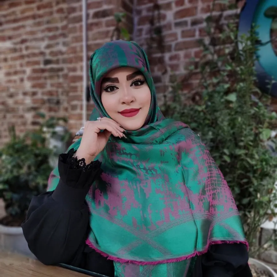 روسری ابریشم ژاکارد