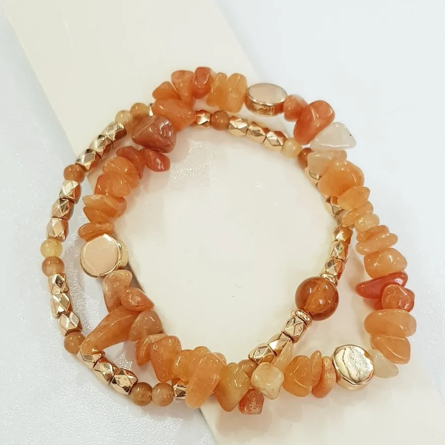 پک دستبند سنگ طبیعی اصل