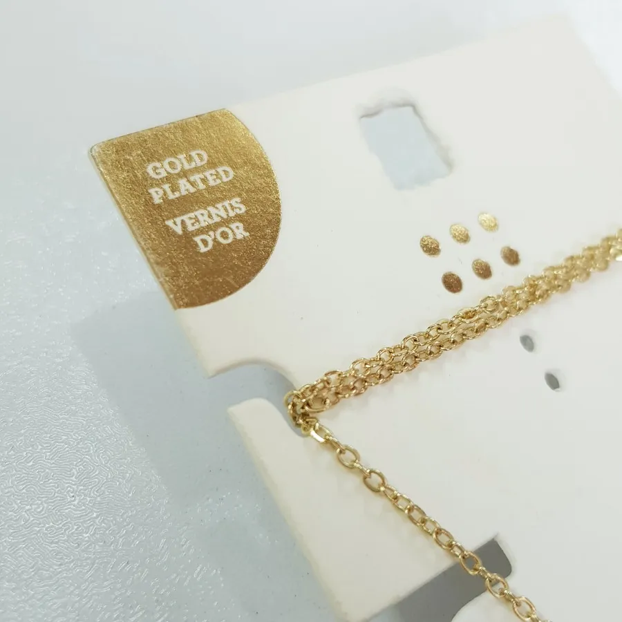 گردنبند روکش طلا مروارید