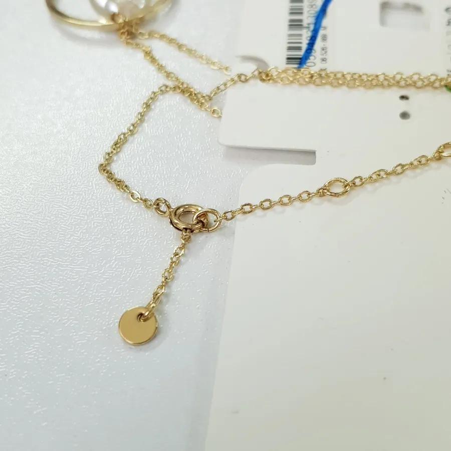 گردنبند روکش طلا مروارید