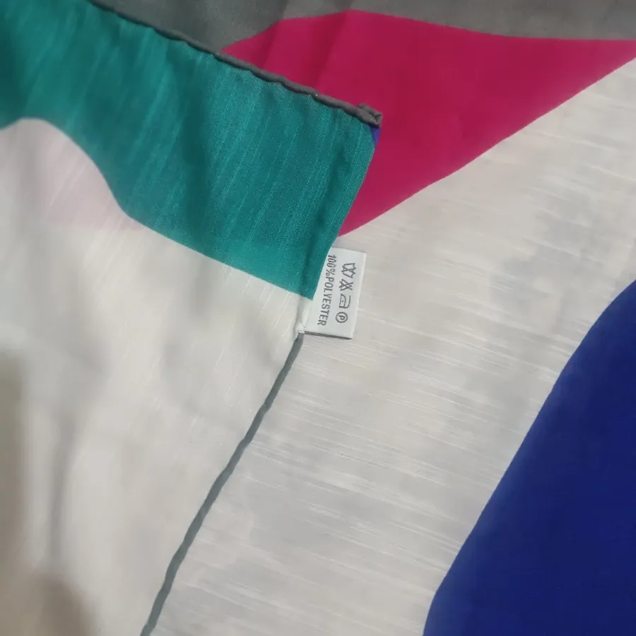 روسری نخی دور دست دوز