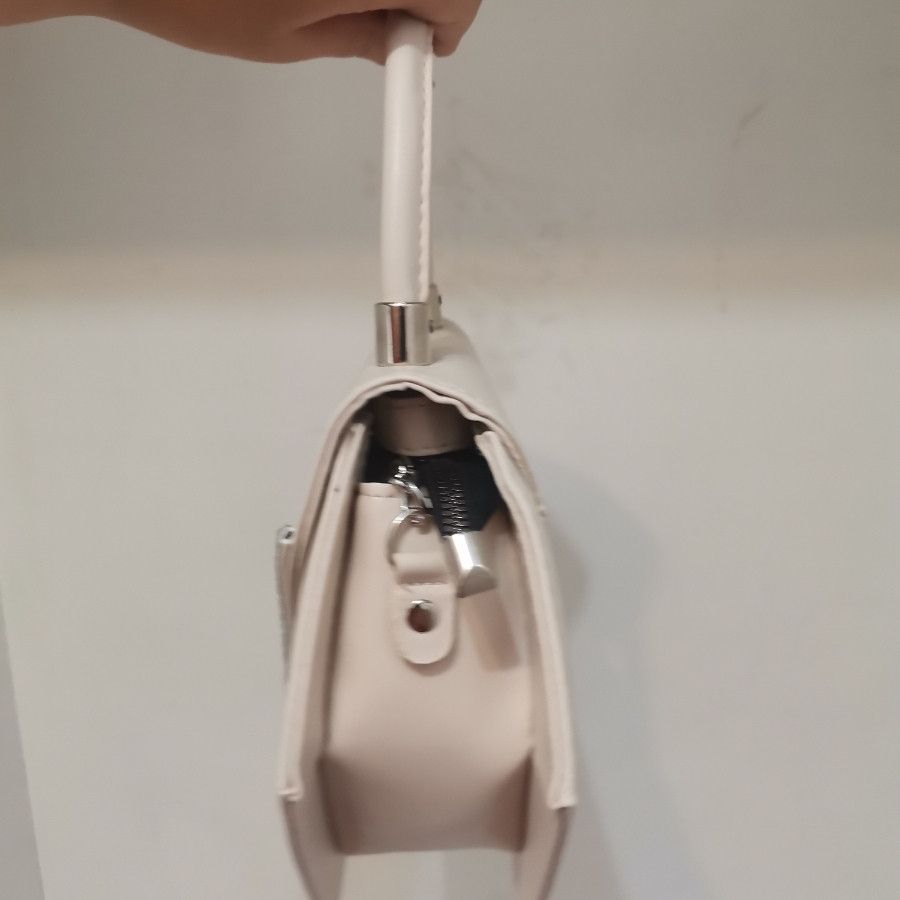 کیف شیری کرم نگینی عروس