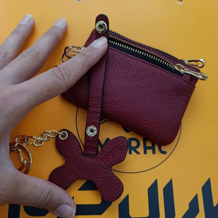 جاکلیدی جاسویچی چرم مارال