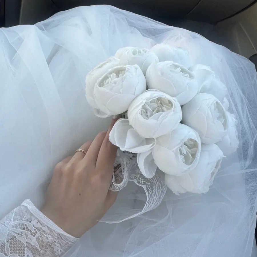 دسته گل عروس مصنوعی