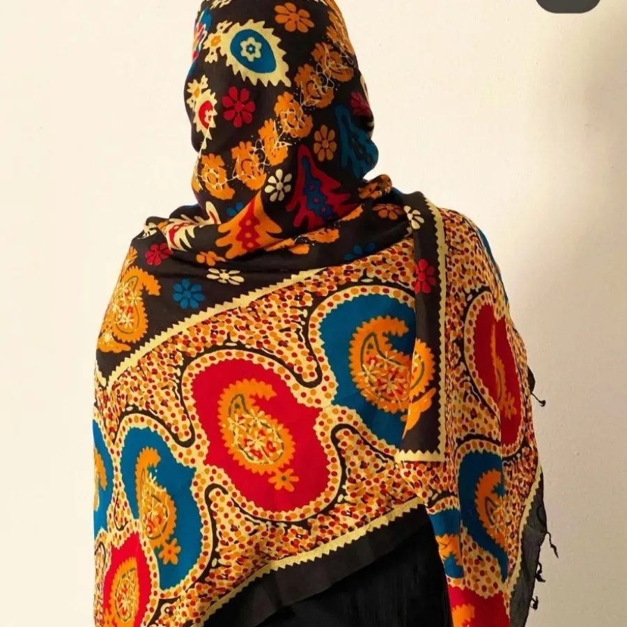 روسری کردی نخی
