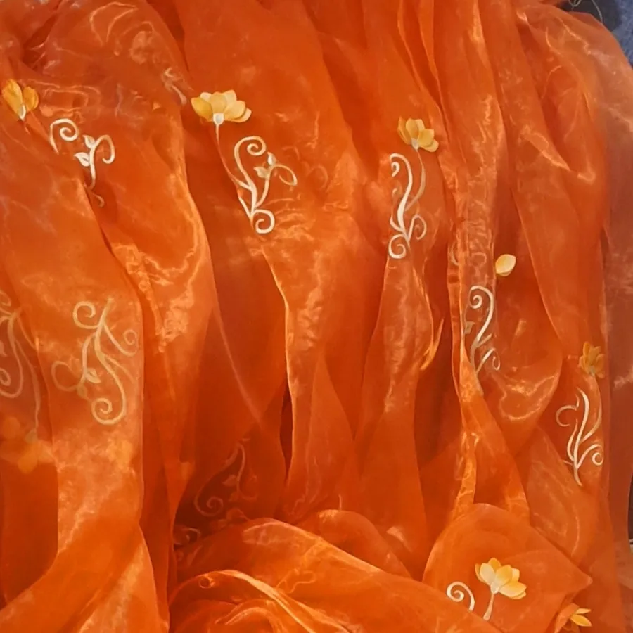 پرده حریر شیشه ای