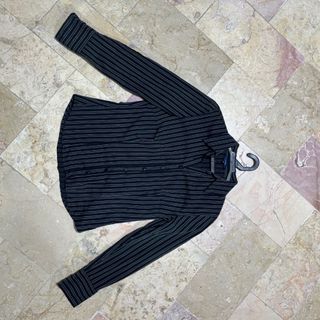 شومیز مشکی راه راه