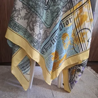 روسری ابریشم ژاکارد