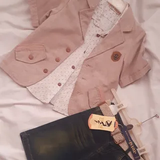 تیشرت شلوارک و کت پسرانه