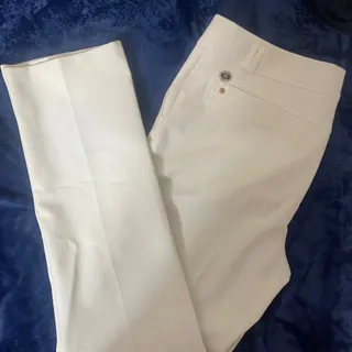 شلوار سفید شیری