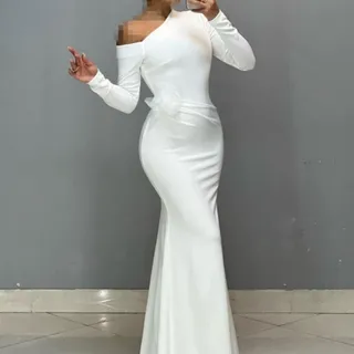 لباس مجلسی سفید شیک