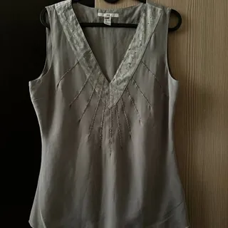 شومیز H&M طوسی مجلسی