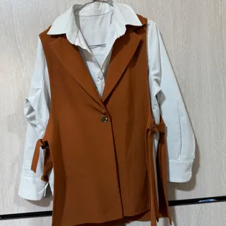وست در دو رنگ اجری و سبز