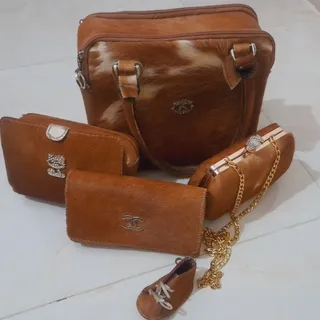 ست کیف مجلسی چرم