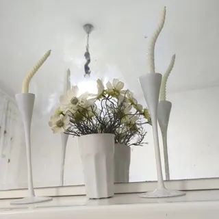 گلدان و جاشمعی