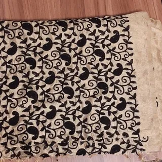 پارچه ابریشم خامه دوزی
