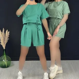 ست لباس و شلوارک