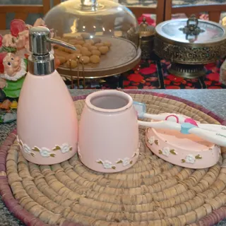 ست جا مایع و جا مسواکی