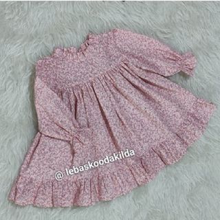پیراهن کتان نخ بچگانه