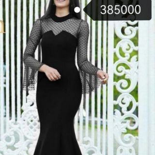 لباس مجلسی  مدل یقه تور